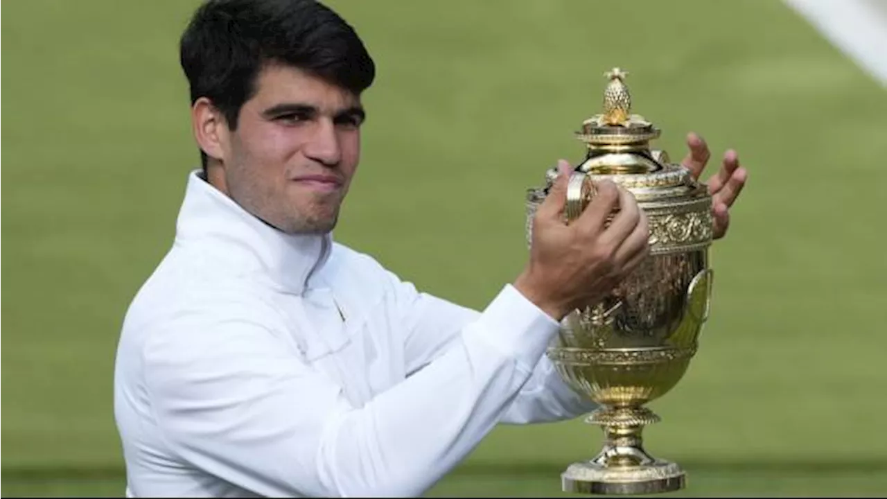 Carlos Alcaraz Juara Wimbledon 2024 Kalahkan Novak Djokovic, 4 Gelar Grand Slam di Usia 21 Tahun