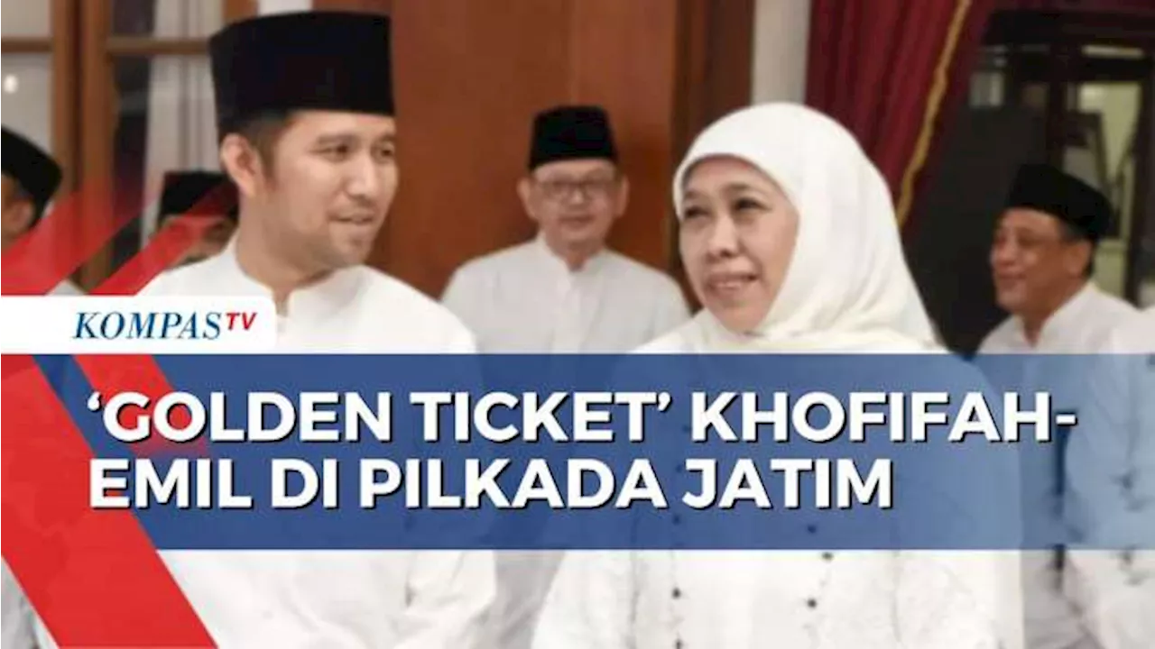 Dapat 'Golden Ticket' dari Parpol, Khofifah-Emil Kali Ini Didukung PPP di Pilkada Jatim