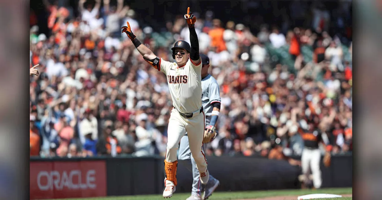 Yastrzemski triples, scores in bottom of 9th, Giants beat Twins 3-2