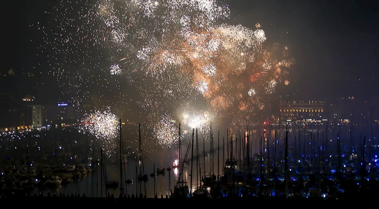 14-Juillet : les belles images des feux d'artifice de Marseille et Aix-en-Provence