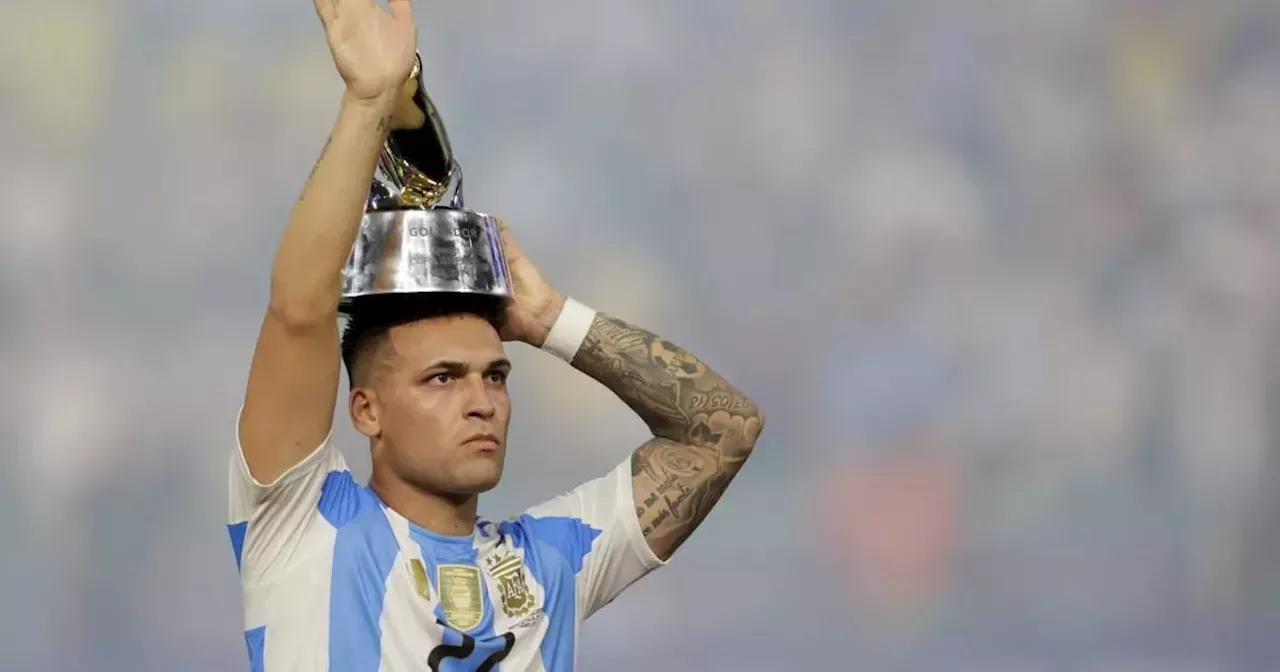 Selección Argentina De Fútbol: Lautaro Martínez Después De Ganar La ...