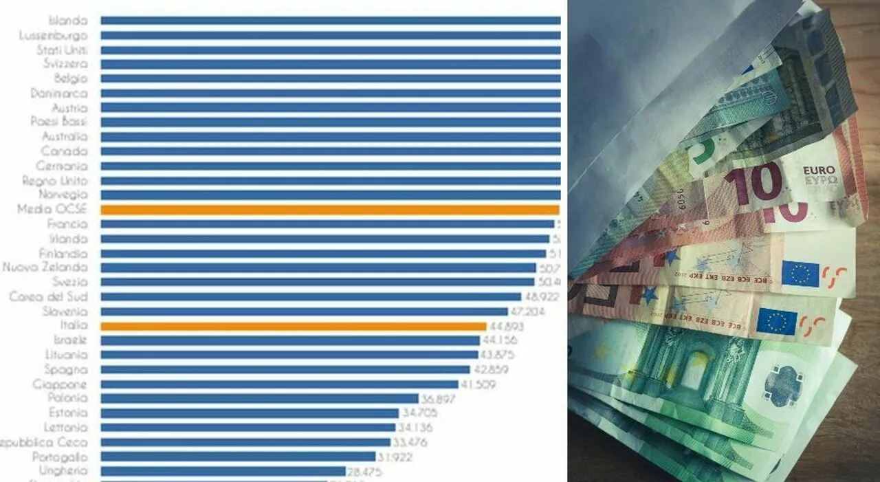 Lavoro, la classifica dei salari medi annui: Italia al 21esimo posto. Ecco gli stipendi che sono saliti di più