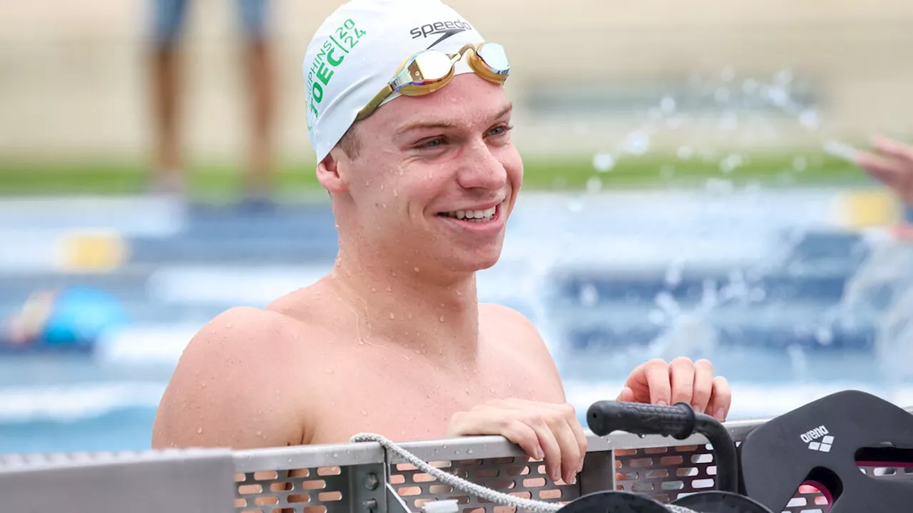 JO Paris 2024, natation : Léon Marchand et les Bleus en stage à Vichy