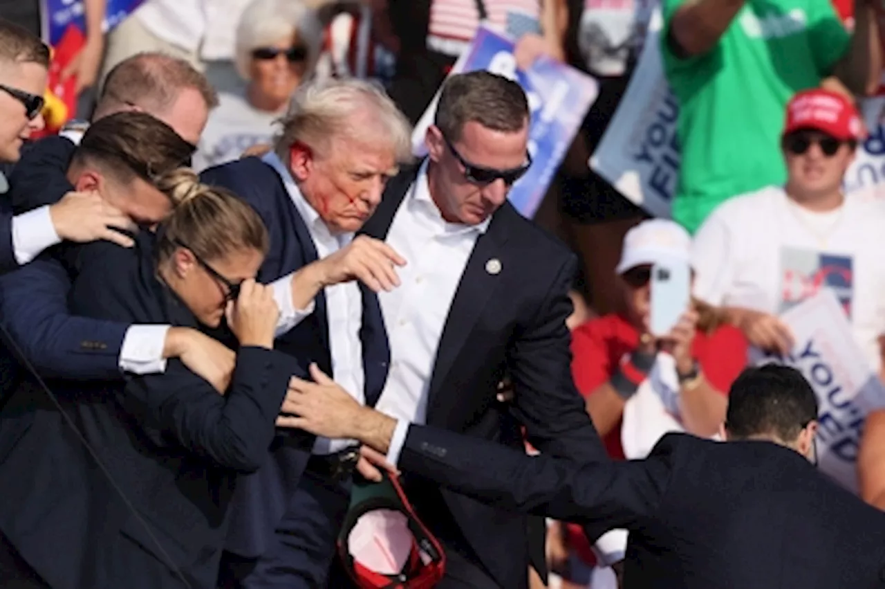 ‘I’m supposed to be dead’: Trump praises Secret Service agents for killing shooter with ‘one shot right between the eyes’