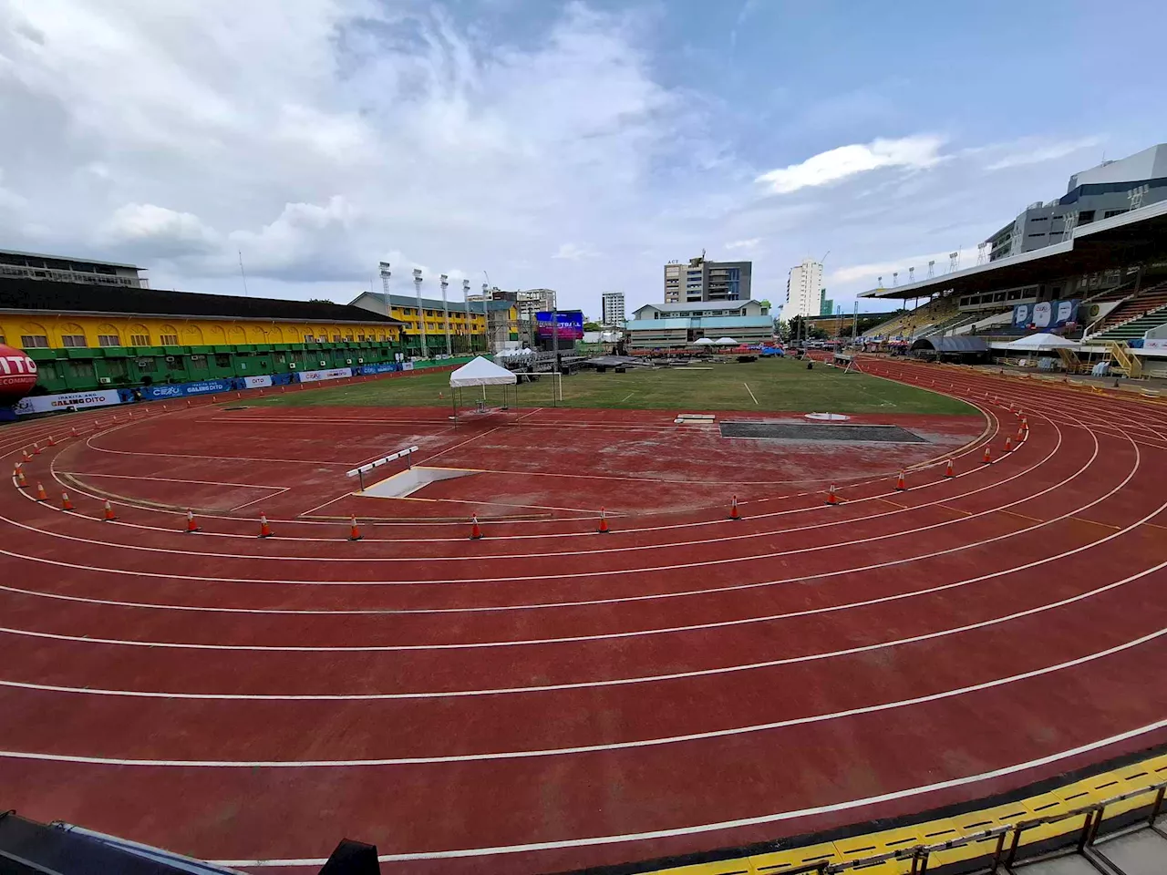 Confirmed: Cebu track oval short by 1.5 meters; records will not be recognized