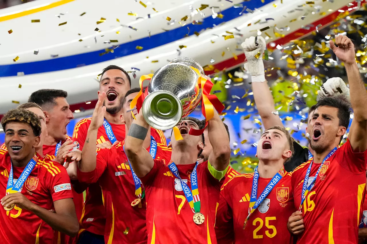 Spain takes record fourth Euro Champ title by inflicting another painful loss on England