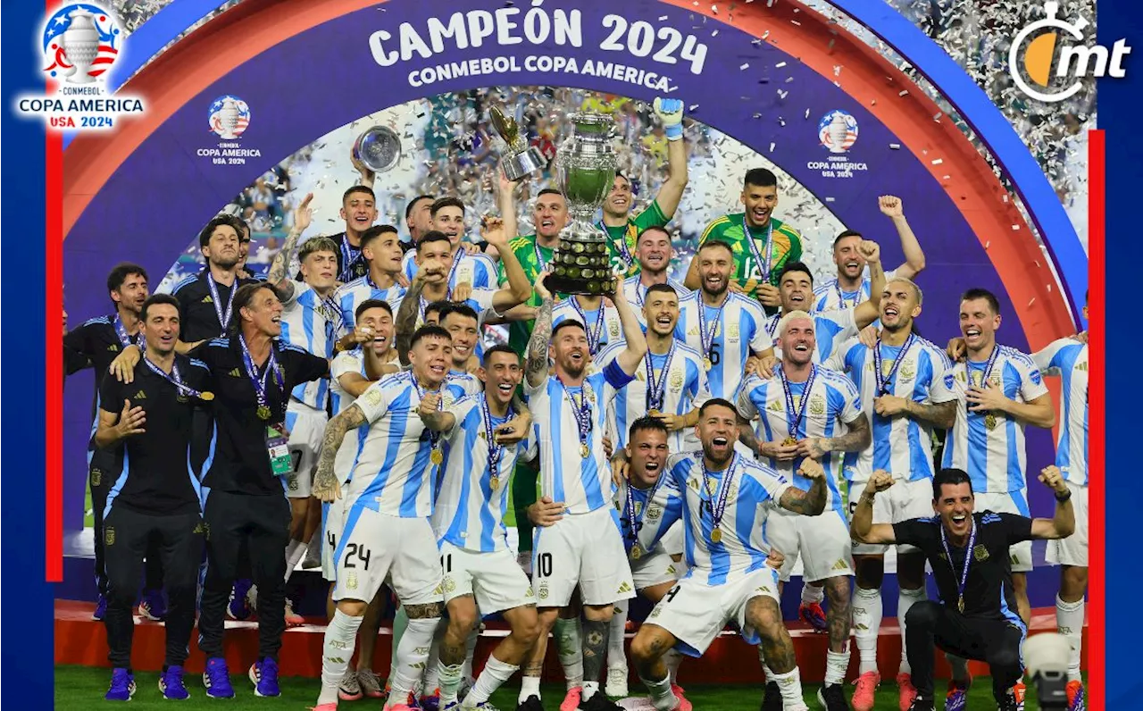 Argentina gana su Copa América 16 y deja atrás a Uruguay como máximo ganador del torneo