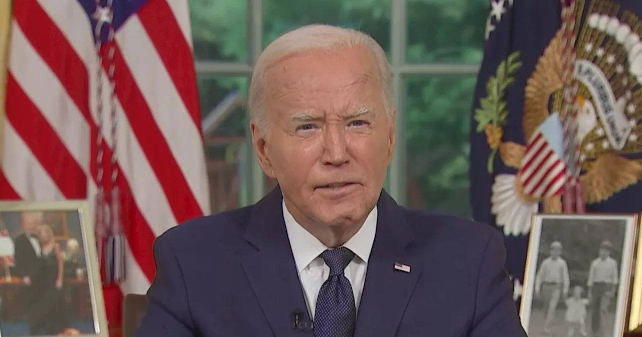 Biden urges country to 'stand together' in Oval Office address on Trump assassination attempt