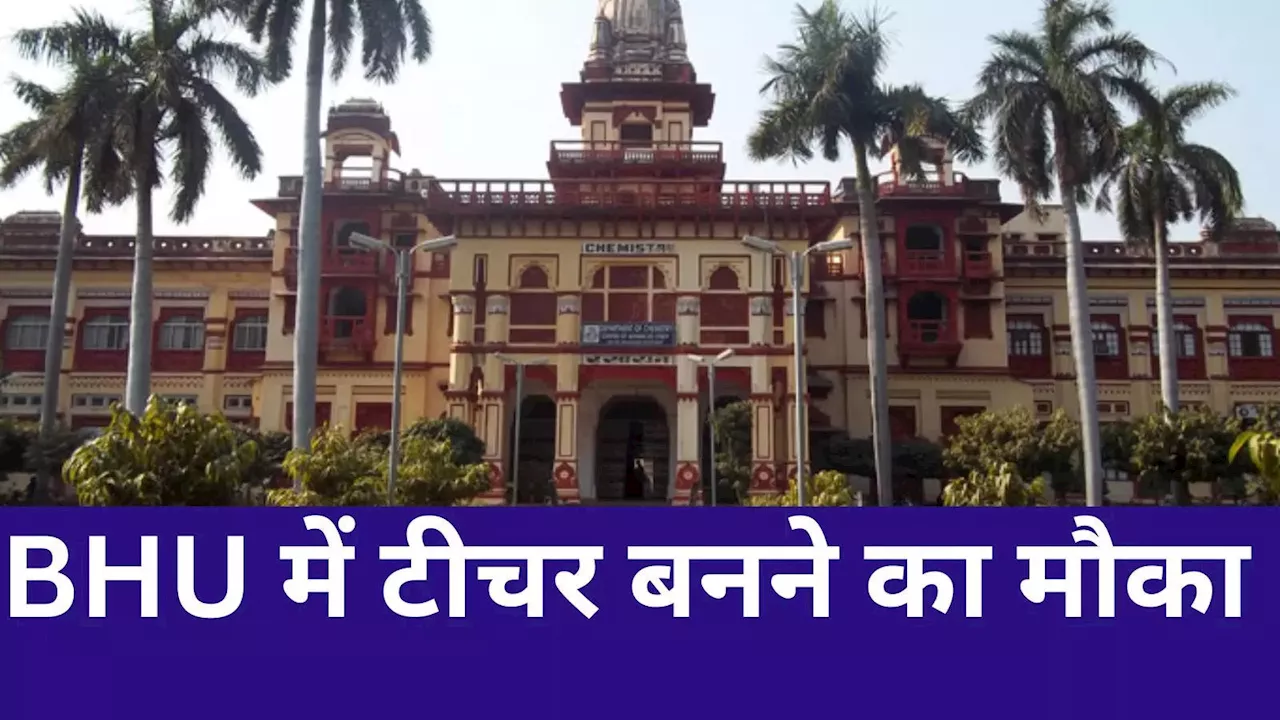 BHU Teacher Vacancy 2024: बीएड वाले बीएचयू में बन सकते हैं टीचर, तुरंत भर दें टीजीटी-पीजीटी-पीआरटी वैकेंसी फॉर्म