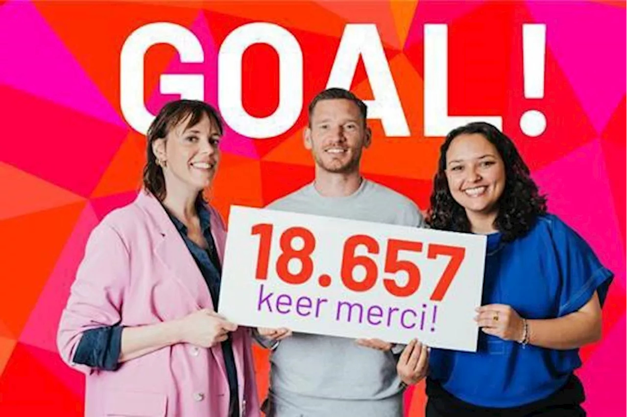 ‘Goal!-actie’ van Jan Vertonghen en Play Nostalgie brengt 18.657 euro op voor het goede doel