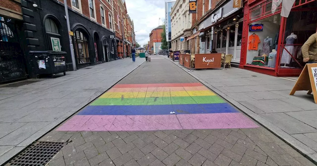 Nottingham's 'rainbow road' to be repainted in time for Pride