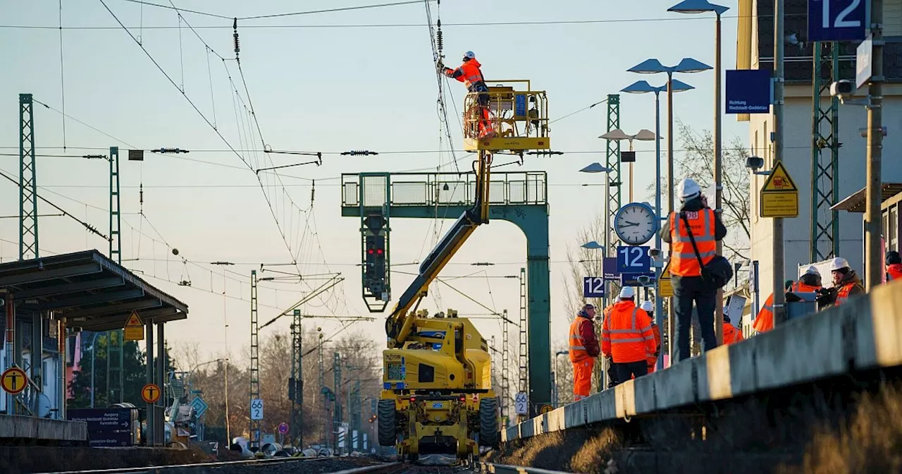 41 Generalsanierungen bis 2031: Bauprogramm der Bahn beginnt