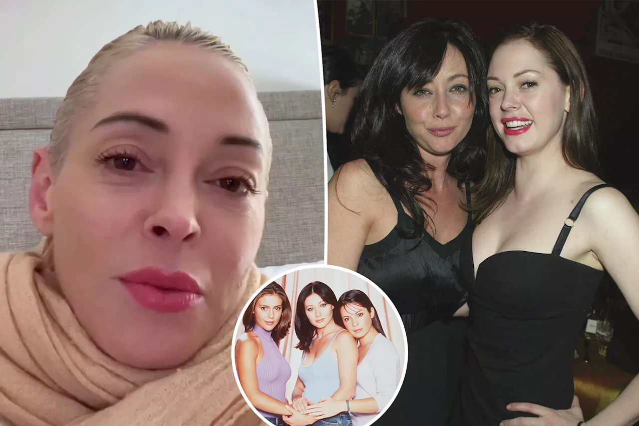 'Charmed' star Rose McGowan 'can't stop crying' after Shannen Doherty's death