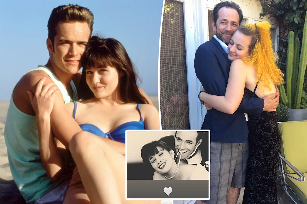 Luke Perry's daughter Sophie reacts to Shannen Doherty's death after cancer battle