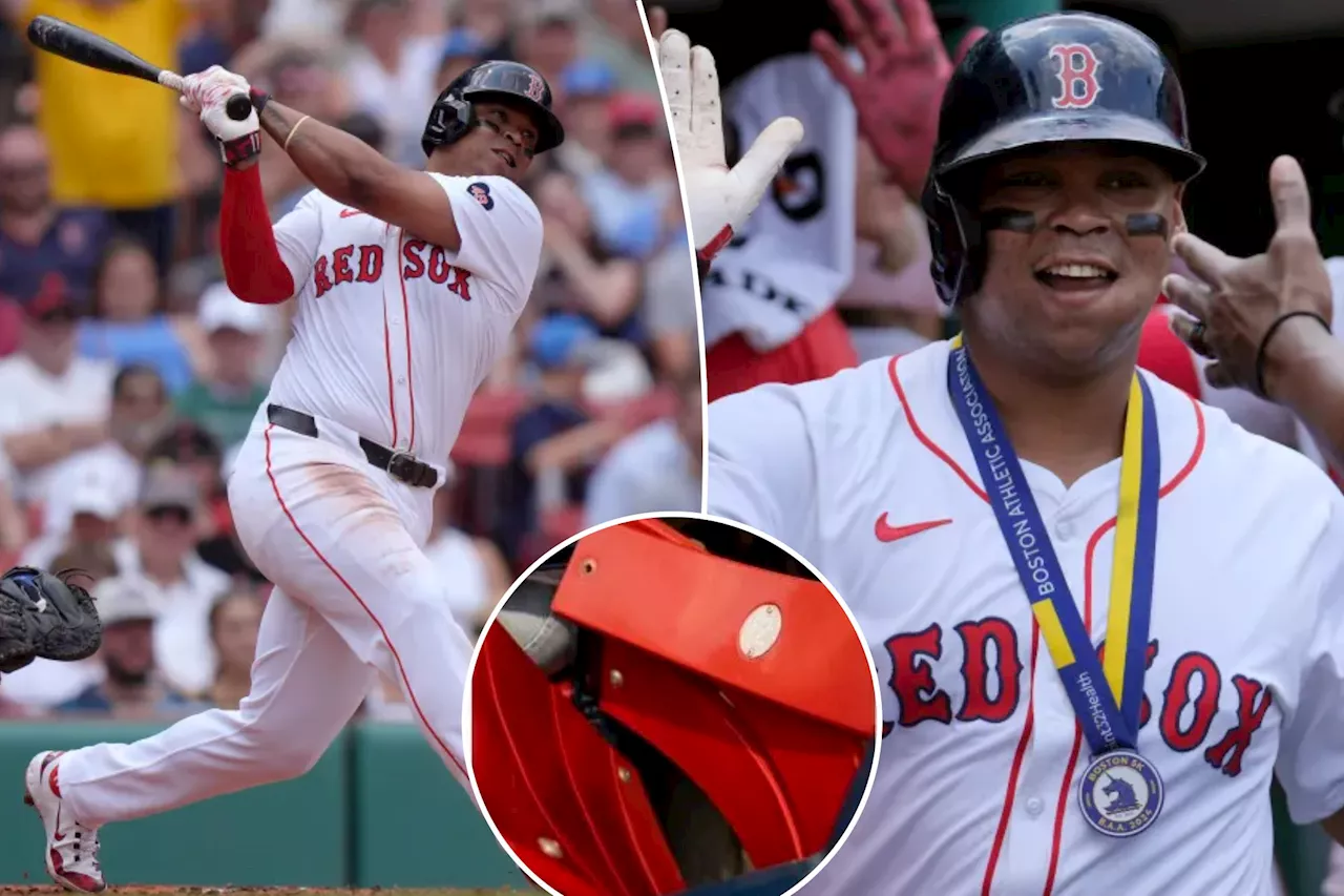 Red Sox's Rafael Devers breaks Fenway Park seat with 114 mph home run