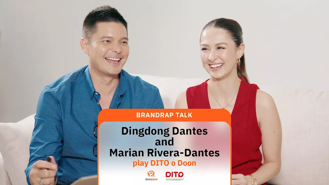 WATCH: Dingdong Dantes and Marian Rivera-Dantes play DITO o Doon