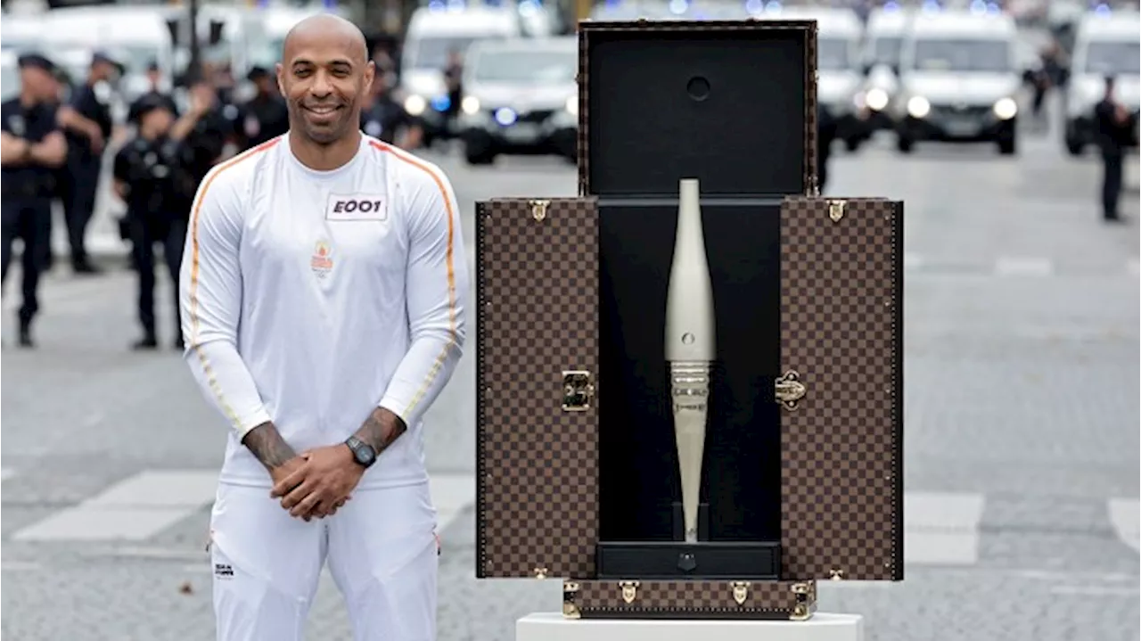 The Paris Olympic Torch Arrived in a Custom Louis Vuitton Trunk