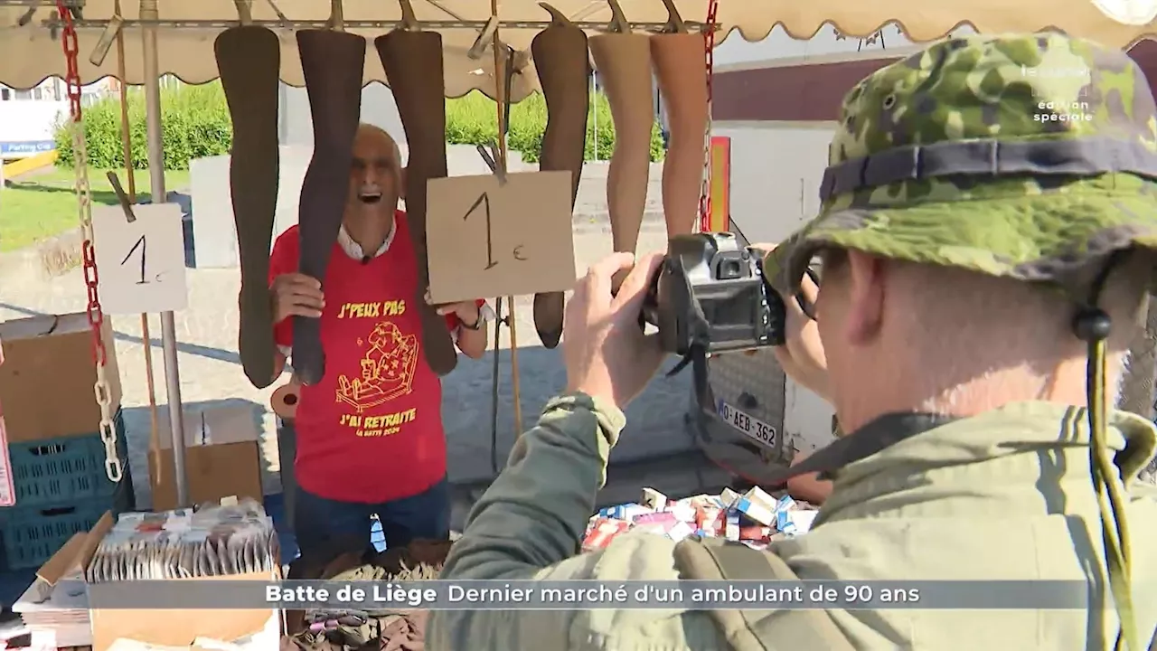 Liège : à 90 ans et après 65 ans de marchés, Isy prend sa retraite