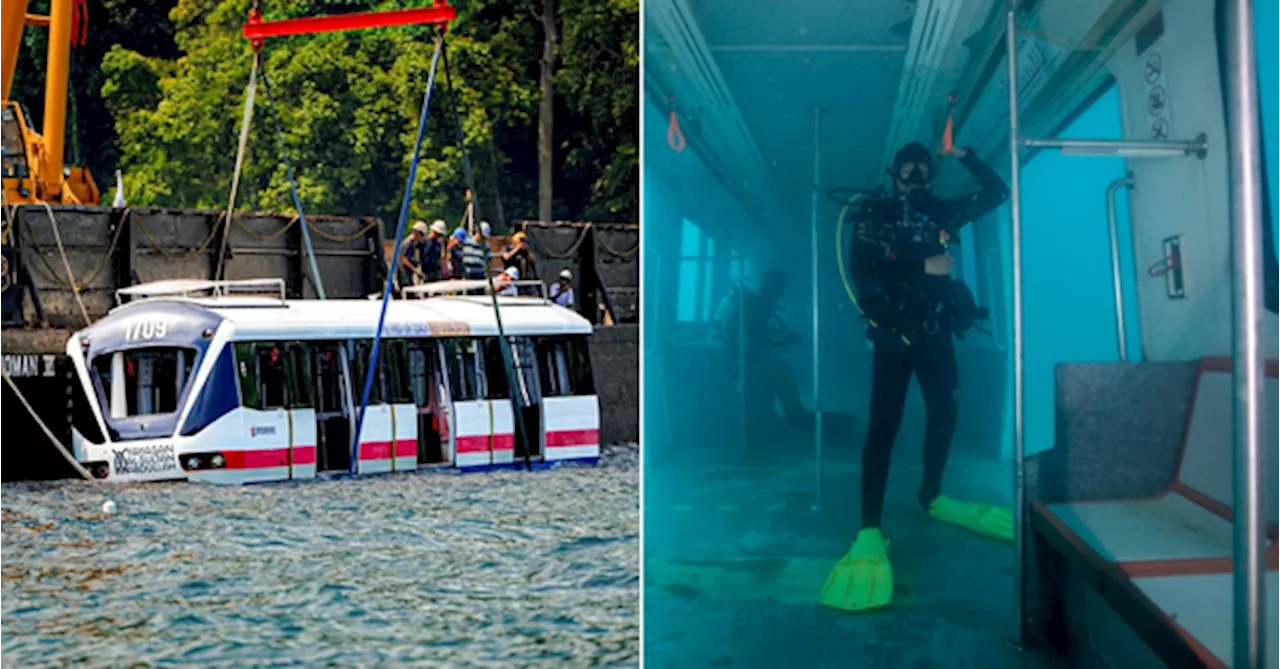 Tioman Becomes First Island In Malaysia To Submerge 'LRT Coaches' As Artificial Reefs