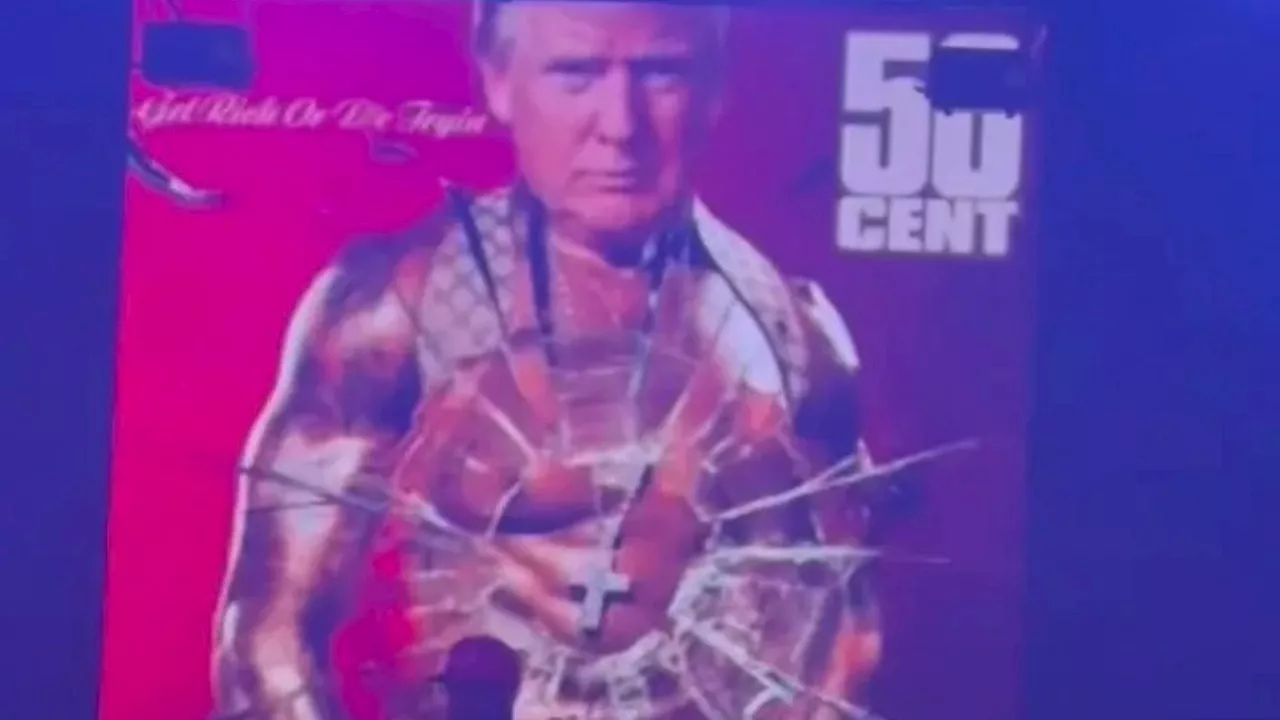 50 Cent puts Trump’s face on album cover after assassination attempt