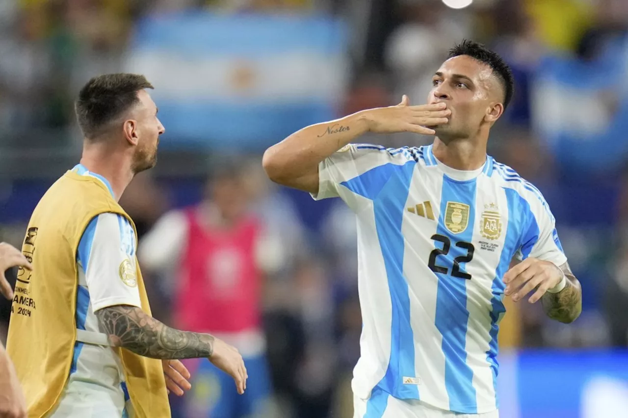 Argentina beats Colombia 1-0 to win a record 16th Copa America title