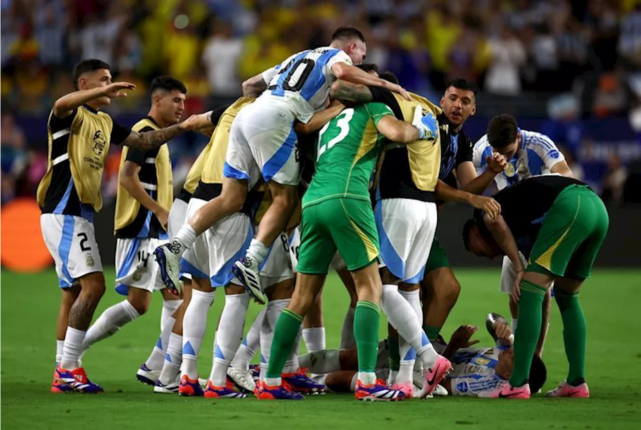 Soccer-Argentina clinch record 16th Copa America with 1-0 extra-time victory over Colombia