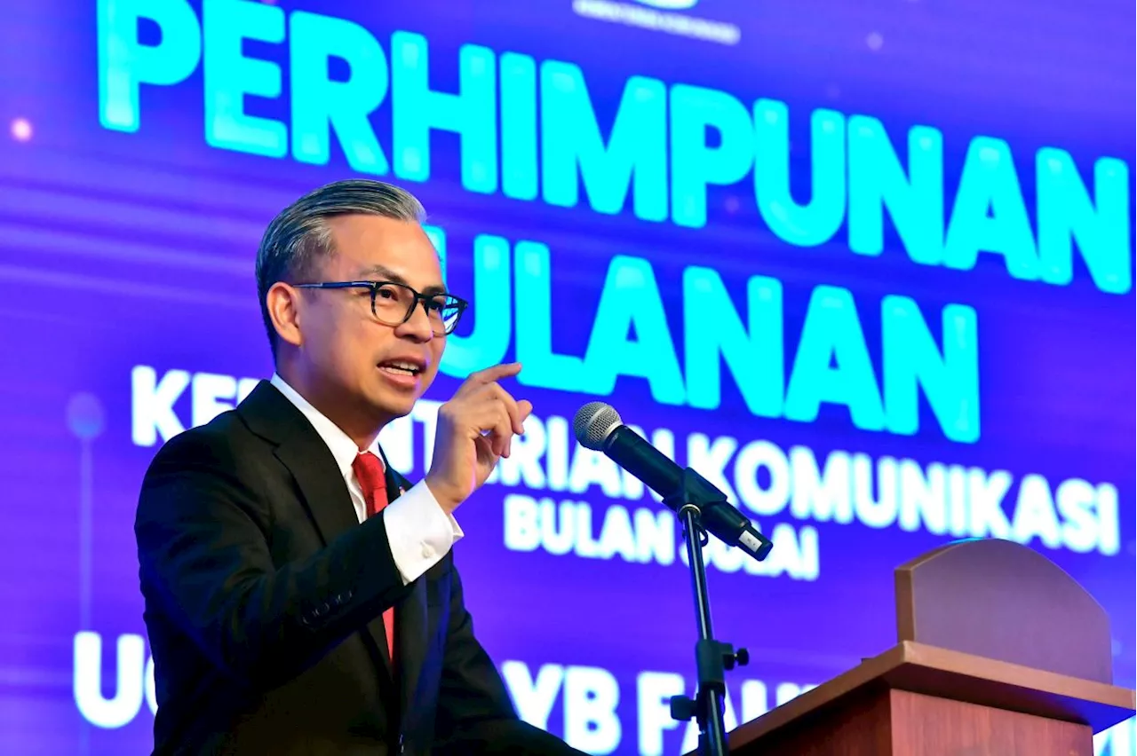 Stern action against extreme comments on social media, says Fahmi