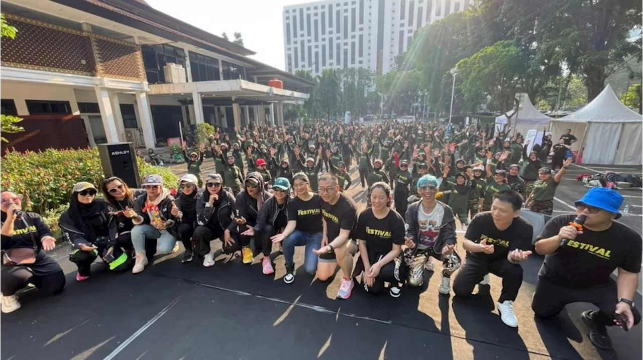 Tiens Sport Festival, Mengguncang Senayan dengan Festival Olahraga 'Lama Tak Zumba'