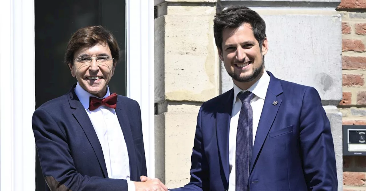 Gouvernement wallon : Elio Di Rupo a remis les clés de l’Élysette à Adrien Dolimont (photos)