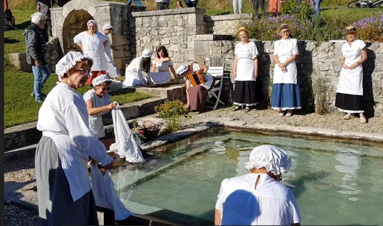 Sainte-Colombe-en-Bruilhois : une journée en chanson autour du lavoir, au goût d’autrefois