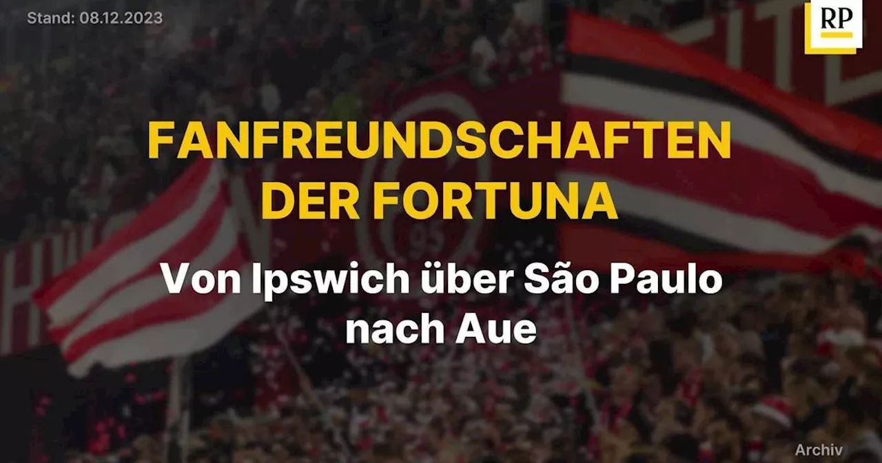 Video: Fortuna Düsseldorf: Fanfreundschaften in Ipswich, Sao Paulo und Aue