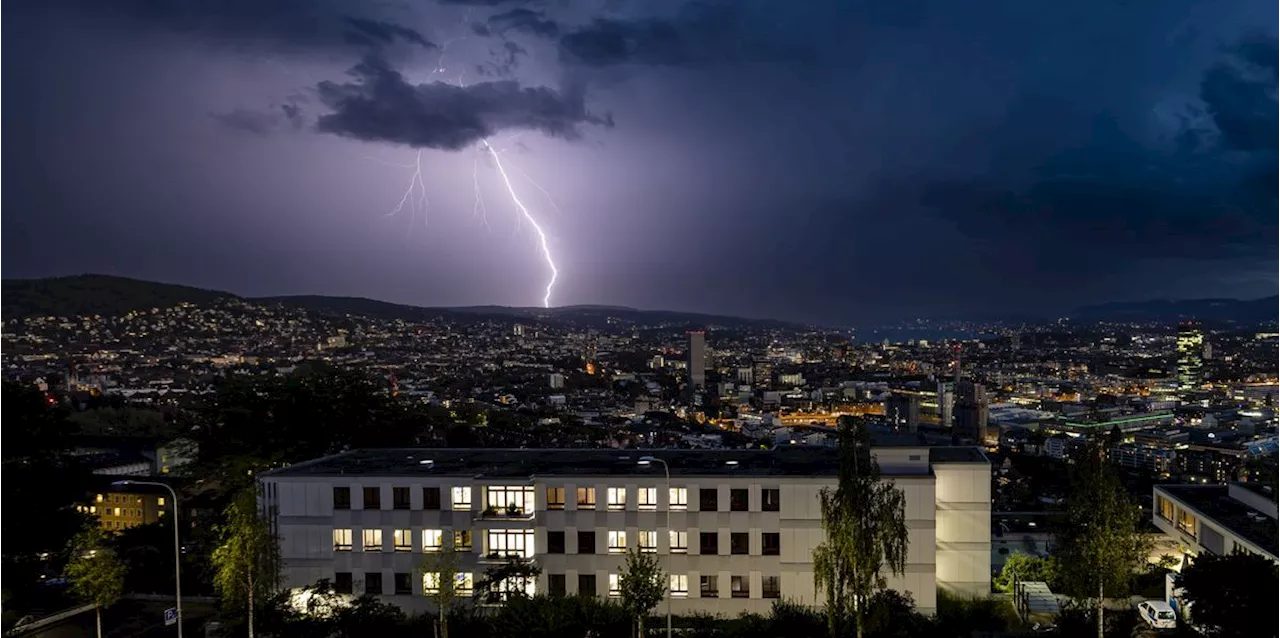 Unwetter in der Schweiz: Heftige Gewitter angesagt