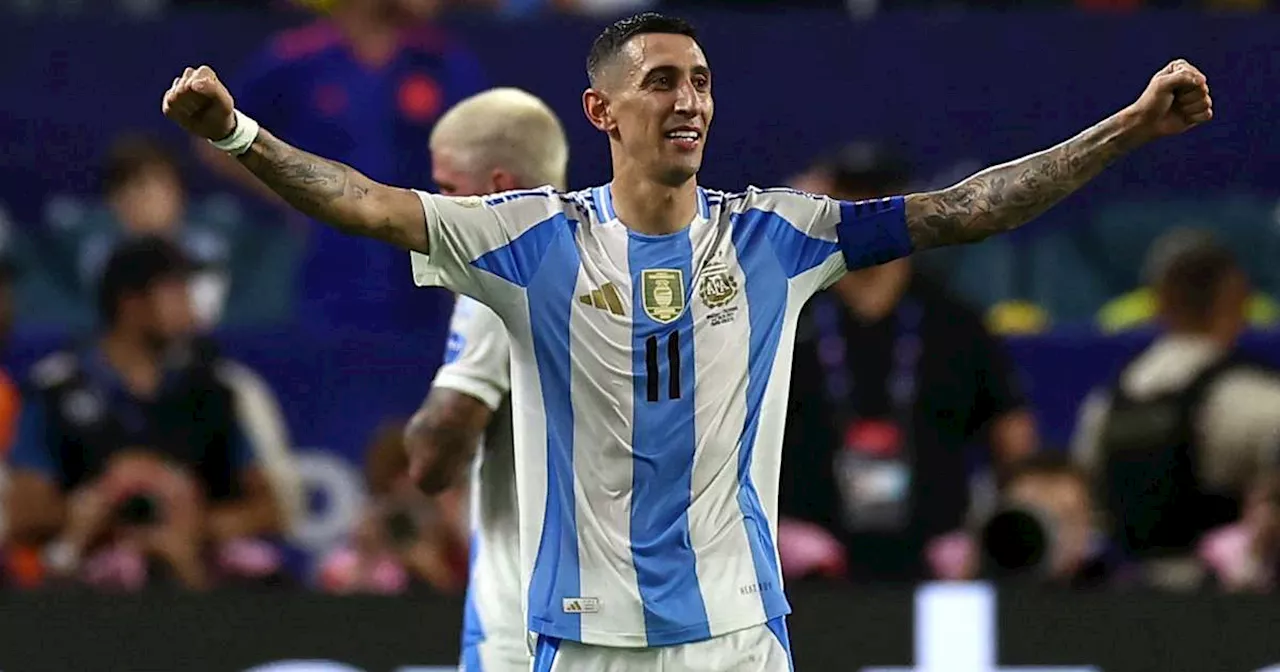 Di María confirma adeus à seleção Argentina após título da Copa América