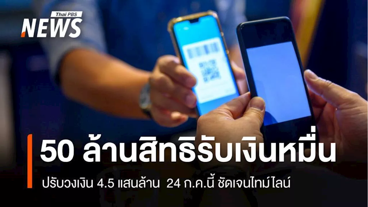 ยัน 50 ล้านคนสิทธิ 'ดิจิทัลวอลเล็ต' ไม่ขยับไทม์ไลน์แจกเงิน