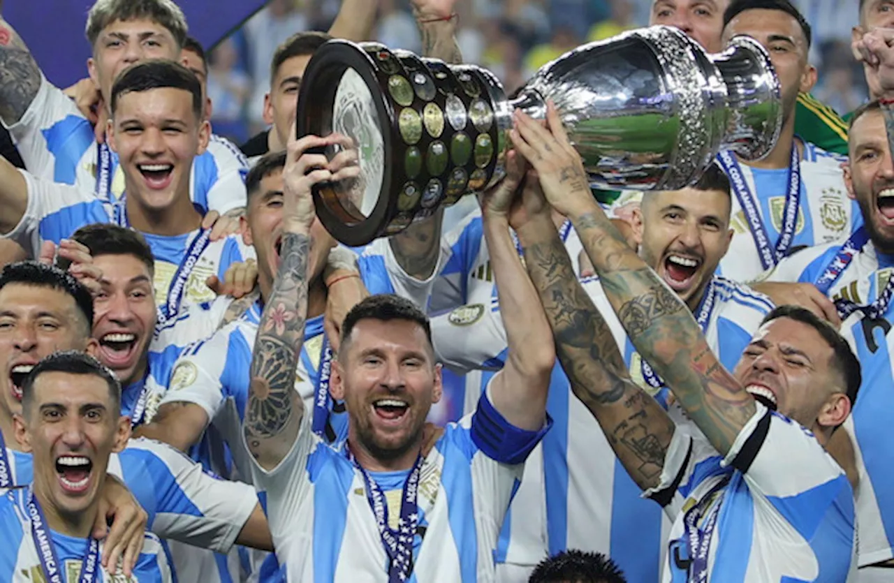 Argentina defeat Colombia 1-0 to win record 16th Copa America