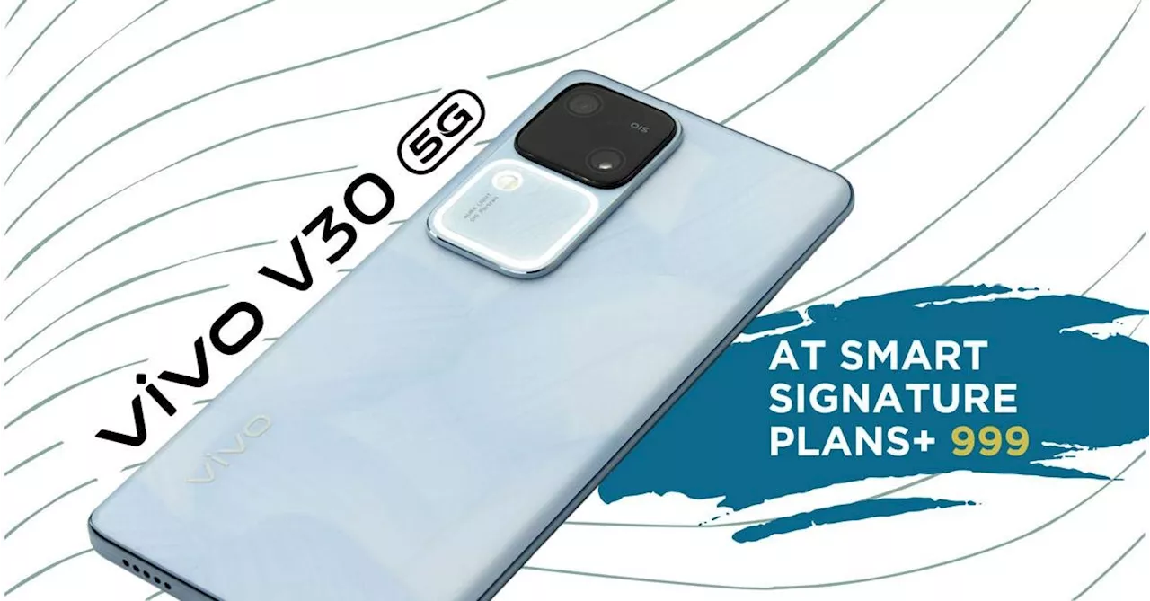 Enjoy vivo V30 5G's triple 50MP Aura Portrait cameras with Smart Signature Plans+ 999