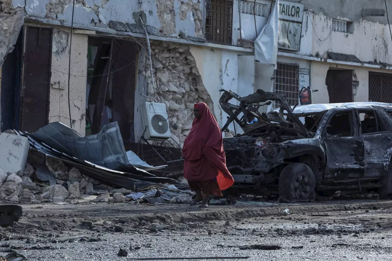 Five dead as car bomb hits Mogadishu cafe during Euro final