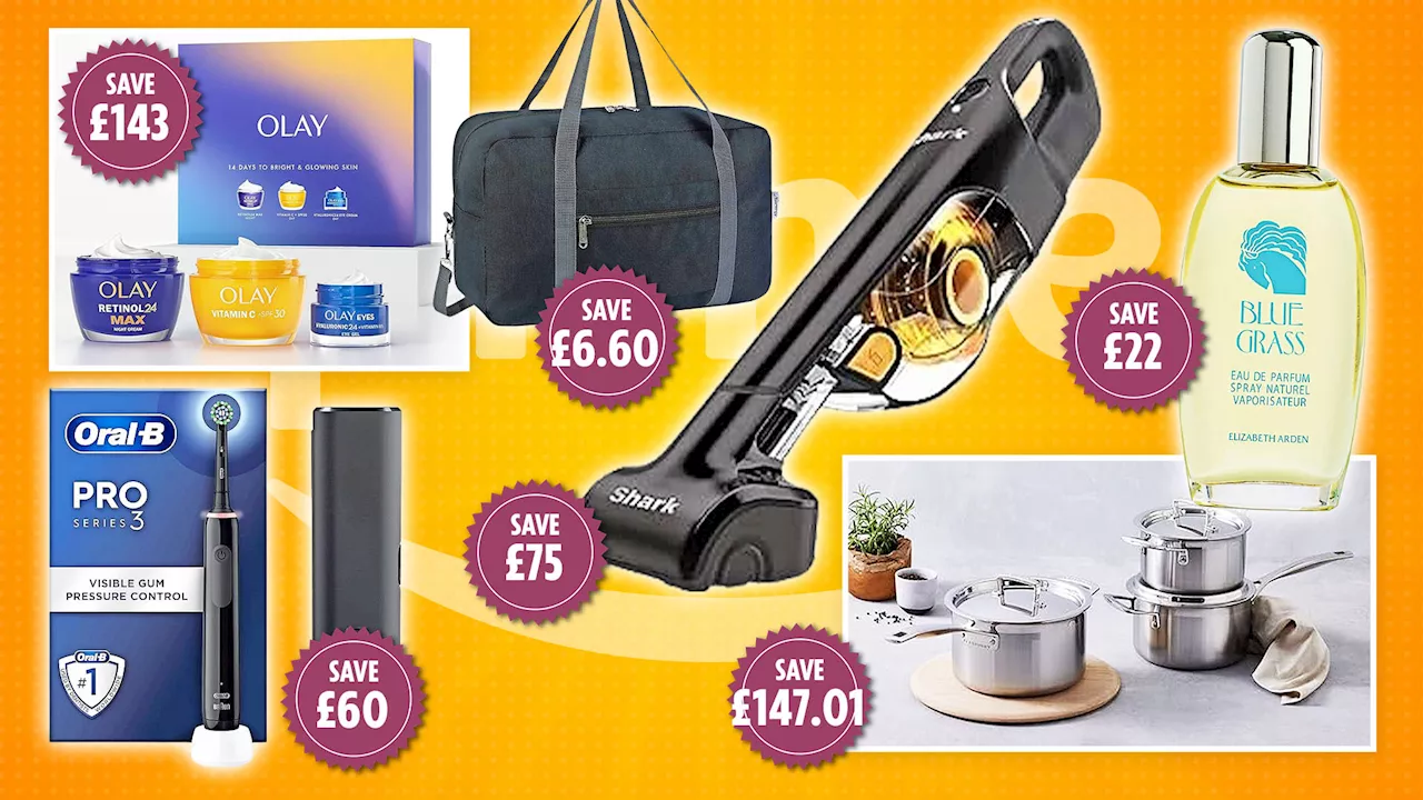 Amazon Prime Day 2024 best deals revealed including £55 Shark vacuum and £12 designer perfume...