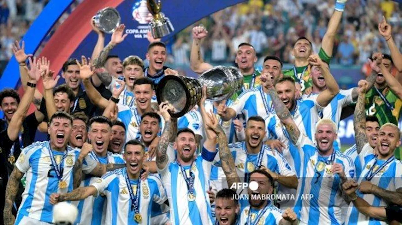 Argentina Dapat Trofi Copa America, Kolombia Dapat Trofi Copa Bolivia Trofi Penasaran bagi Tim Kalah