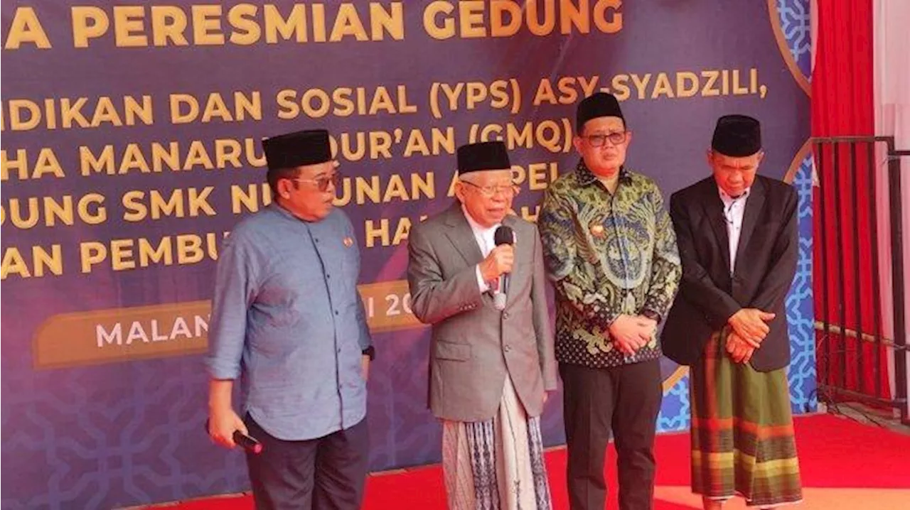 Wapres Maruf Amin Dijadwalkan Bakal Buka Munas ke-10 Forum Zakat di Istana