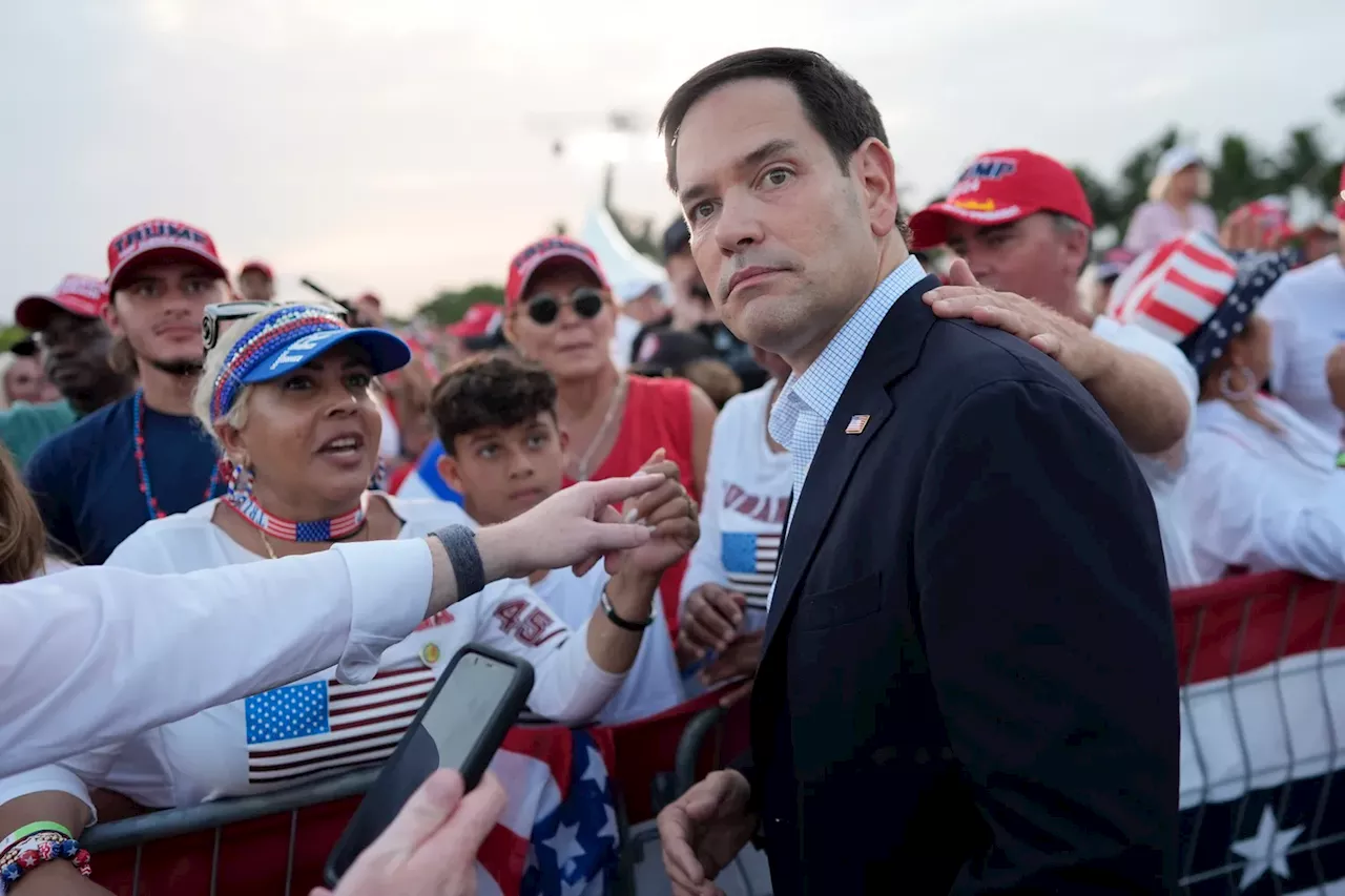 Rubio blir ikke Trumps nummer to, sier kilder til Reuters