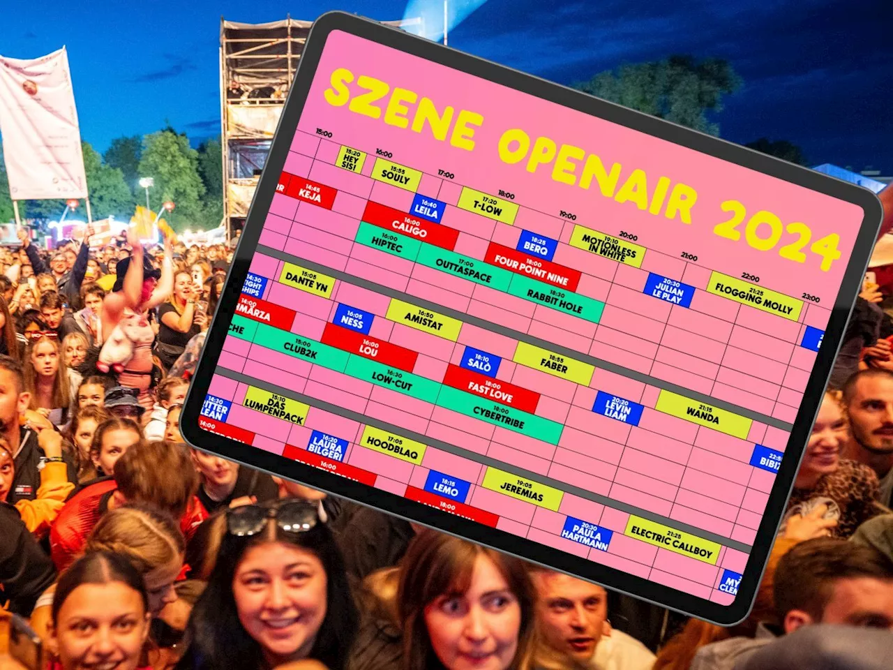 Szene Openair 2024: Das ist der Timetable