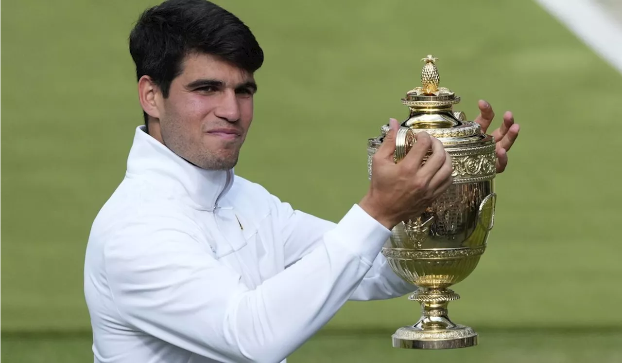 Carlos Alcaraz tops Novak Djokovic at Wimbledon, now owns 4 Slam titles at age 21