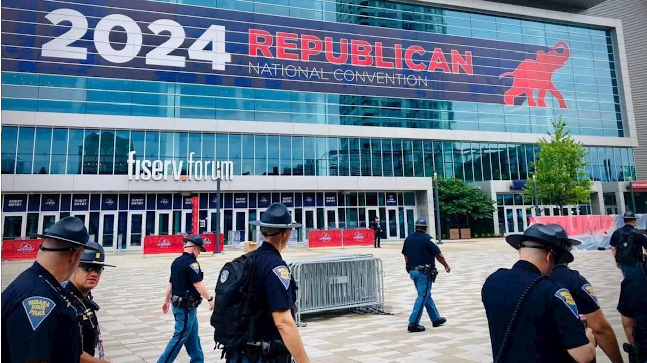 62 Indiana State Police troopers in Milwaukee for Republican National Convention