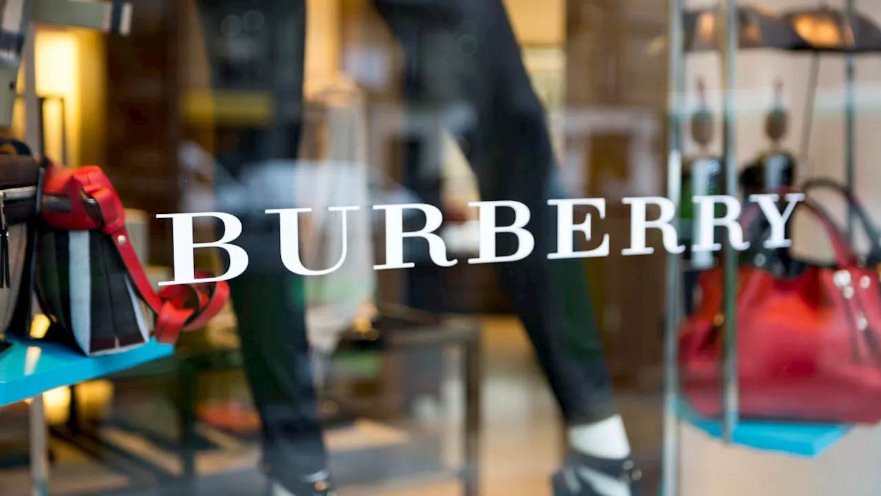 Burberry stock plummets on departing CEO, profit warning