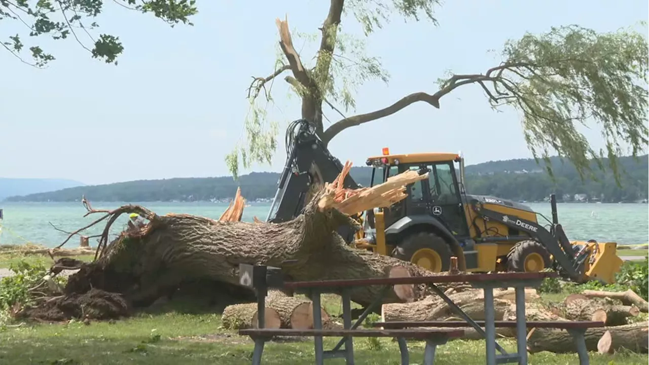 National Weather Service confirms EF0 tornado touched down in Canandaigua