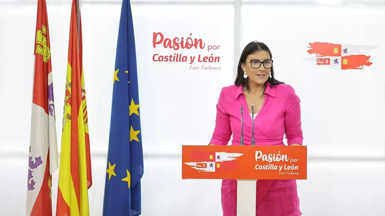 'Fascista' y 'zafio': la número tres del PSOE de Castilla y León carga contra Carvajal tras su frío saludo a Sánchez
