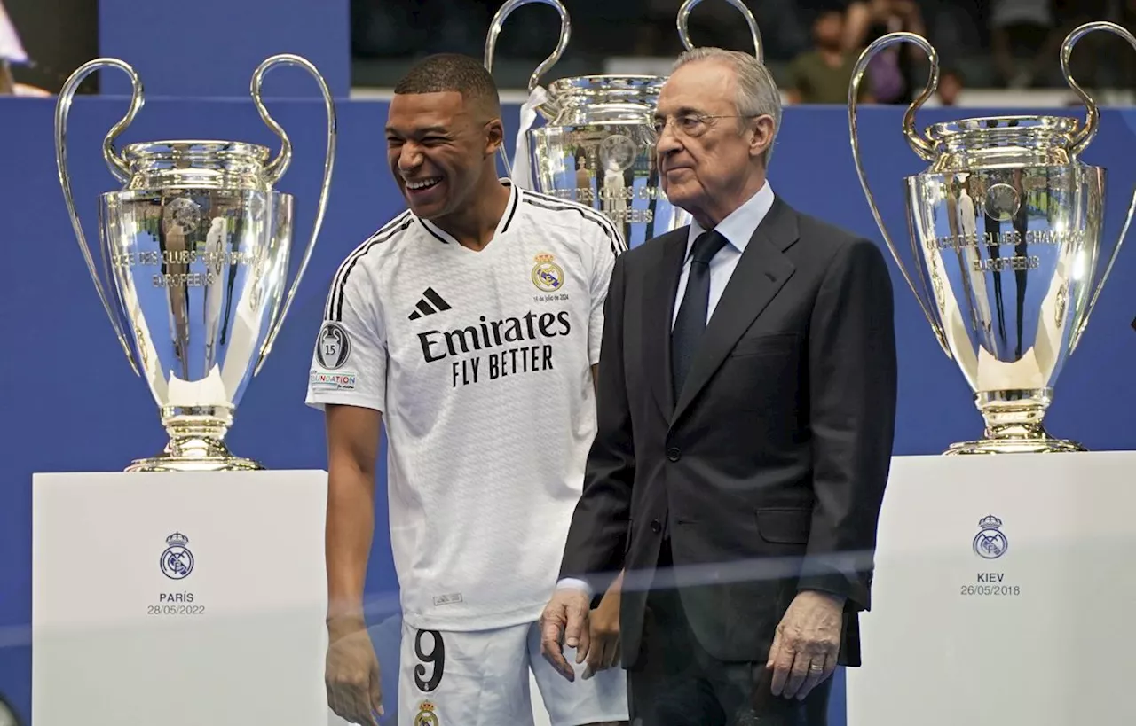 En images : La présentation de Kylian Mbappé comme nouveau joueur du Real Madrid au Santiago Bernabeu