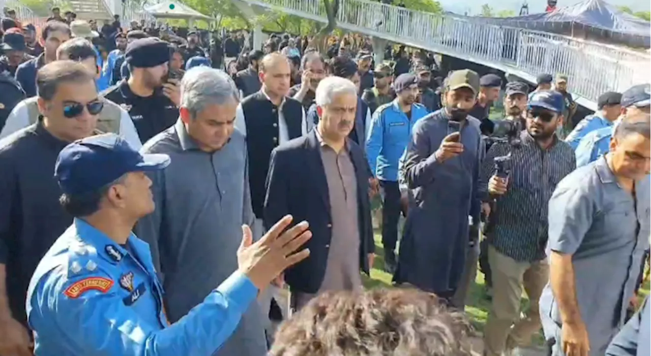 Federal Minister inspects security measures for 9th Muharram procession in Islamabad