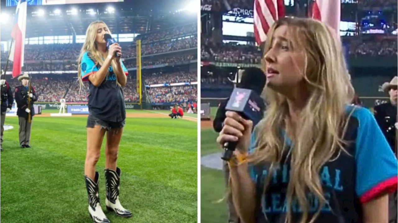 Country singer at centre of national anthem storm, Ingrid Andress, makes sad admission